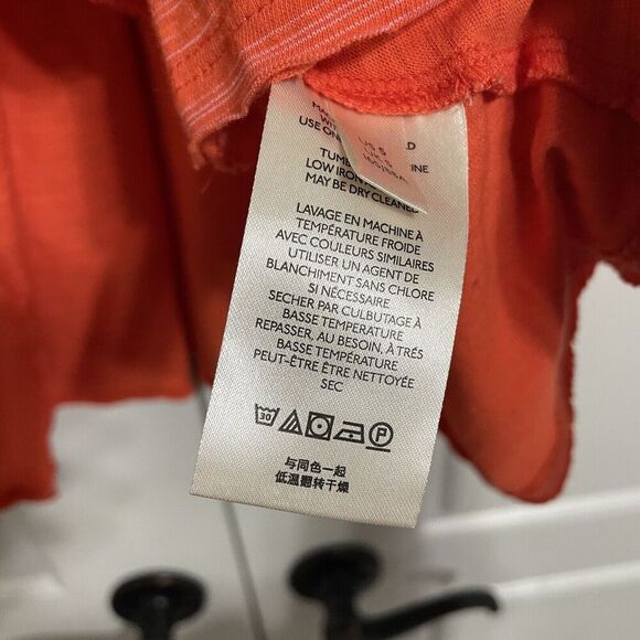 Free People Swing Tank Top Pleated High Low Sleeveless Coral Size‎ S - Picture 4 of 10